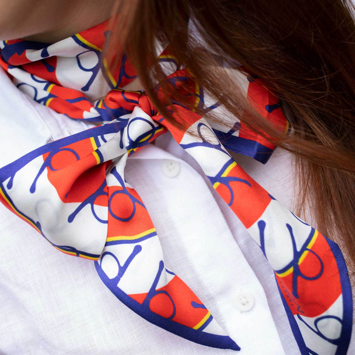 Satin Silk Long Scarf
