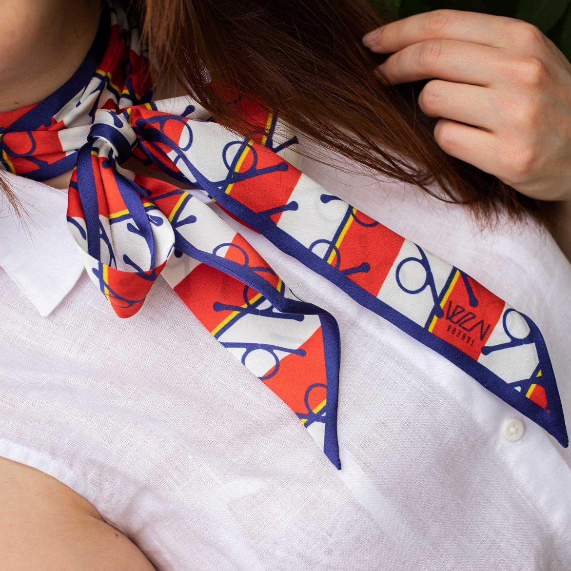 Satin Silk Long Scarf