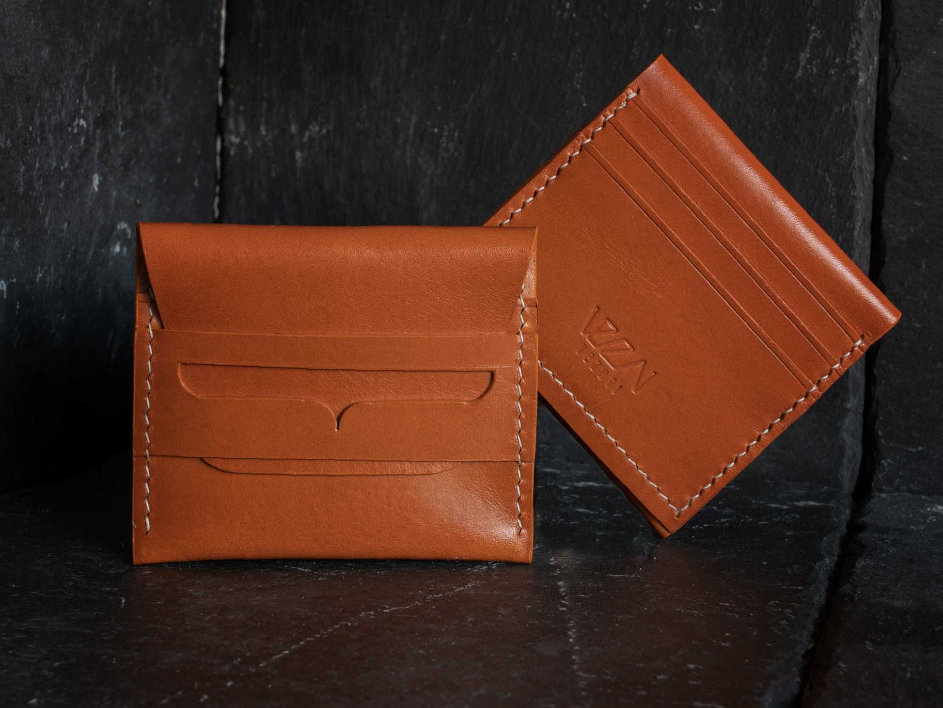 Leather card holder