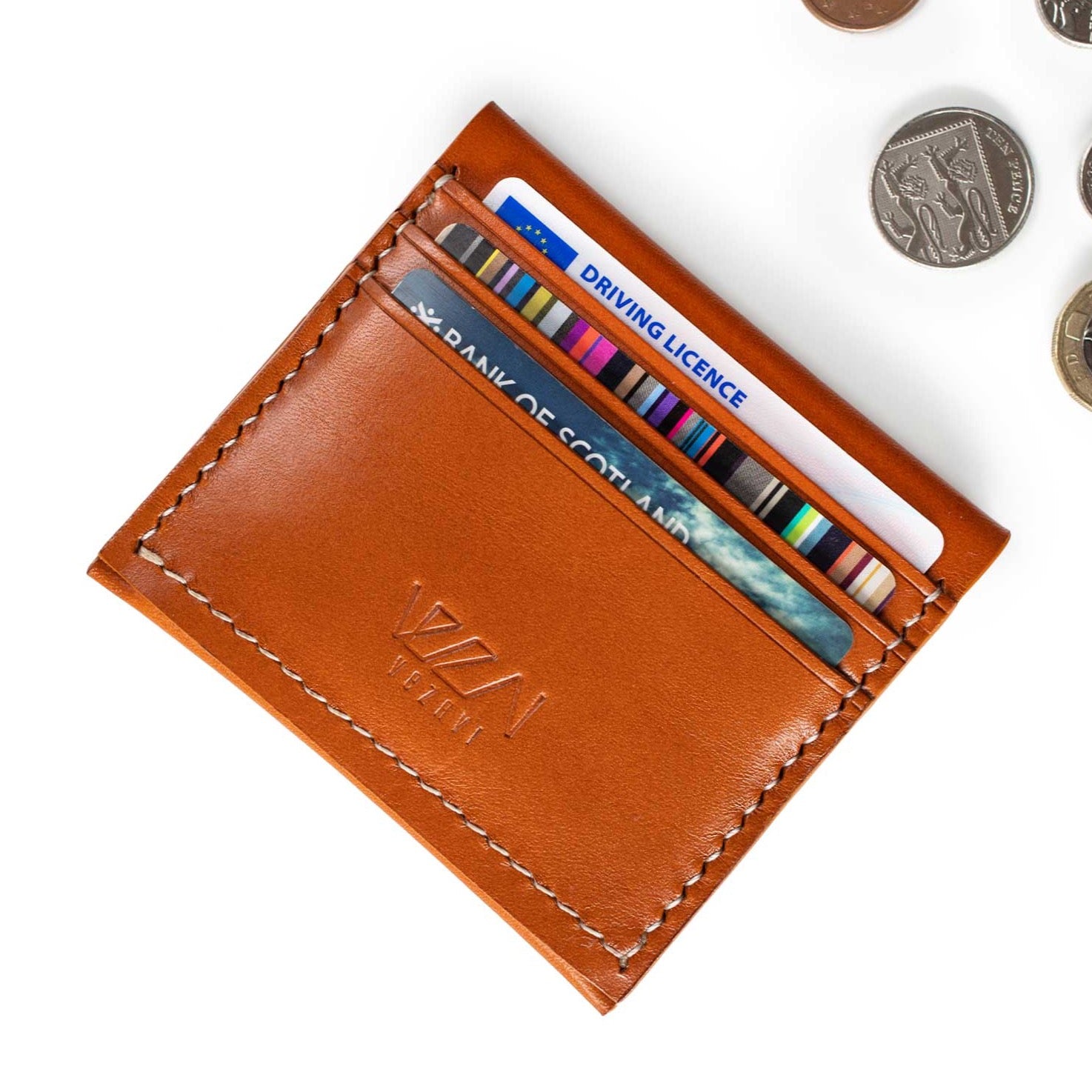 Leather card holder