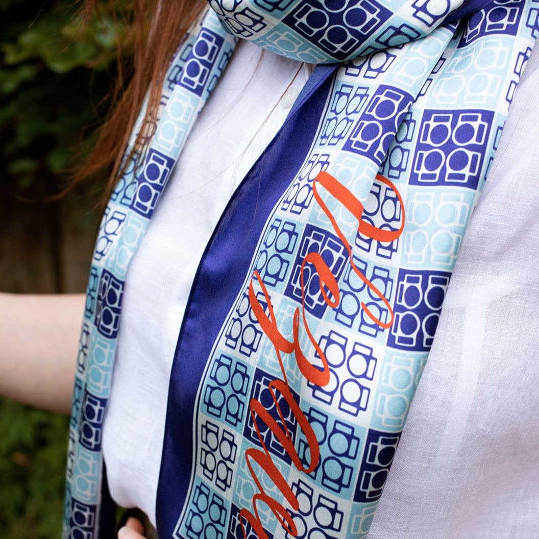 Equestrian scarf bridle