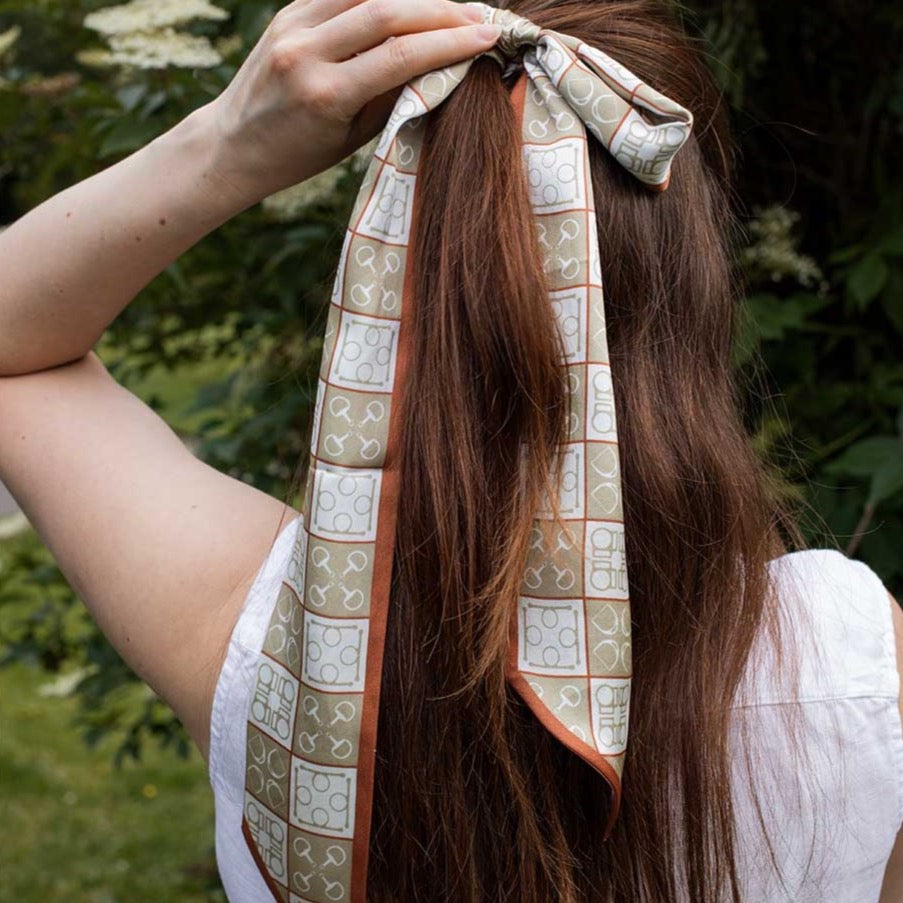 Satin Silk Long Scarf